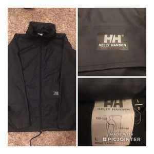 Helly Hansen Rain Jacket - Large - Black